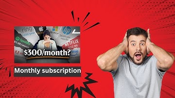 Subscriptions Are Ruining Our Lives. Here