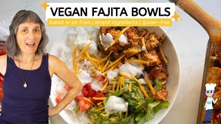 Vegan Fajitas, No Standing Over the Stove