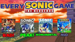Ranking Every 3D Sonic Game