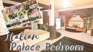 Bloxburg Build || Italian Palace Mega Mansion Bedroom | Roblox
