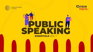 PUBLIC SPEAKING Essentials Vol.1 | CREATIPS