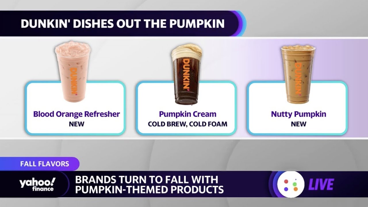 Dunkin’ Donuts adds new menu items to its fall lineup YouTube