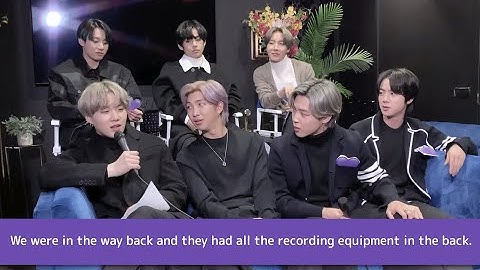 (with correct translation!) SUGA from BTS reveals set secrets from Carpool Karaoke