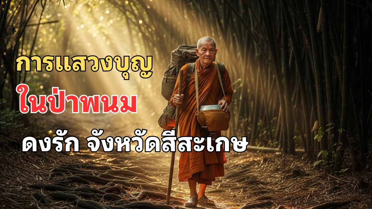 ธุดงค์ป่าพนมดงรัก จังหวัดศรีสะเกษ : รอยธุดงค์