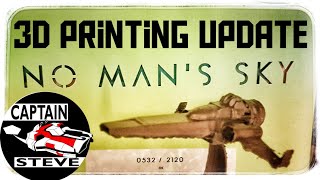 VLOG 3D Printing Update | Captain Steve NMSA | Flash Forge Adventurer 3 No Man's Sky Model Prints