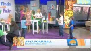 TODAY show featuring AryaBall product invention