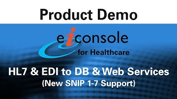 HL7, EDI, FHIR Data Routed to SQL Database & Web Service - PilotFish Integration Software