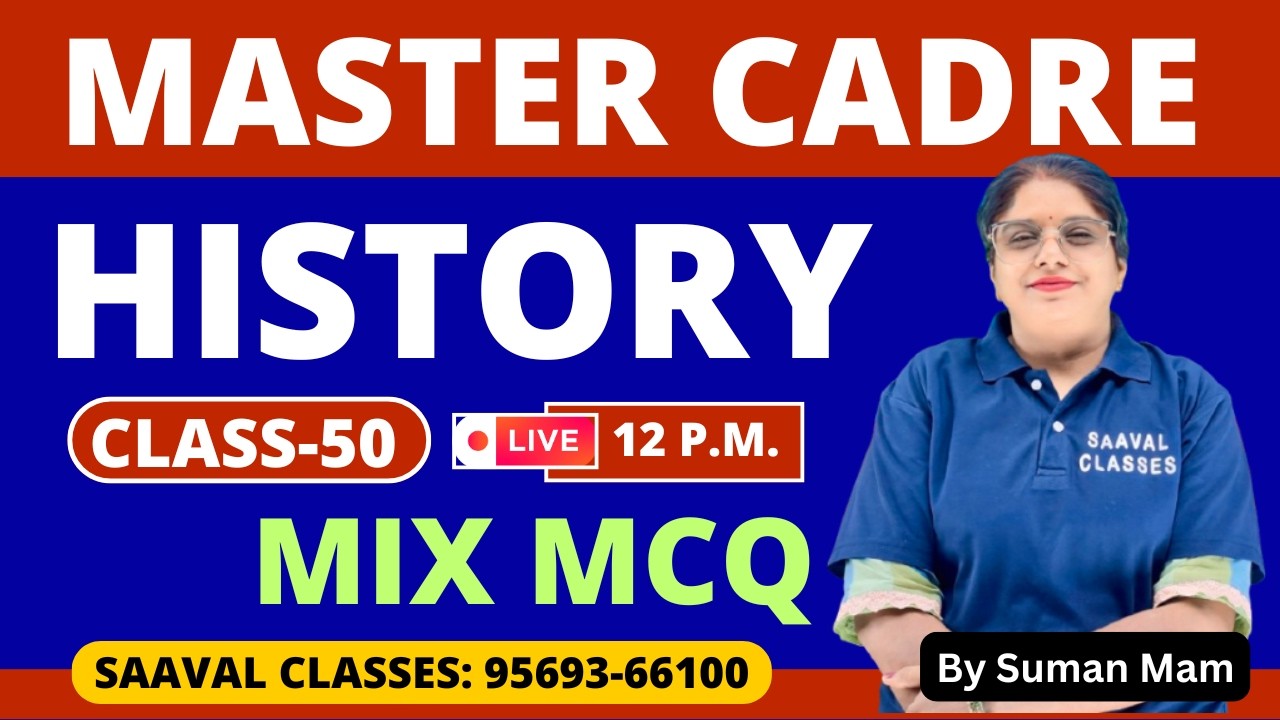 SS-History Master Cadre Punjab | Day-54 | Mix MCQ | SAAVAL CLASSES, Abohar | 9569366100