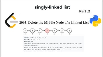 Delete Middle Node | Linked List | LeetCode | Data Structure | Python