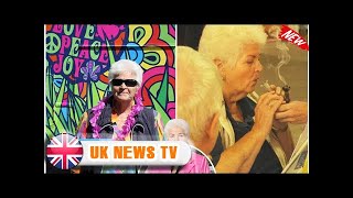 Pam st clement tries a joint on new itv show gone to pot on a us roadtrip |UK News TV