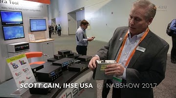 IHSE USA Custom Workstation with Avid at the NABShow 2017 in Las Vegas