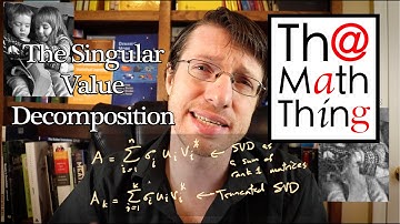 Understanding Everything from Data - The SVD