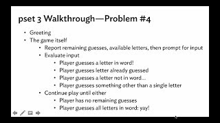 MIT 6.00.1x: Problem Set 3 Walkthrough—Problem 4: Part 1 (Logic)