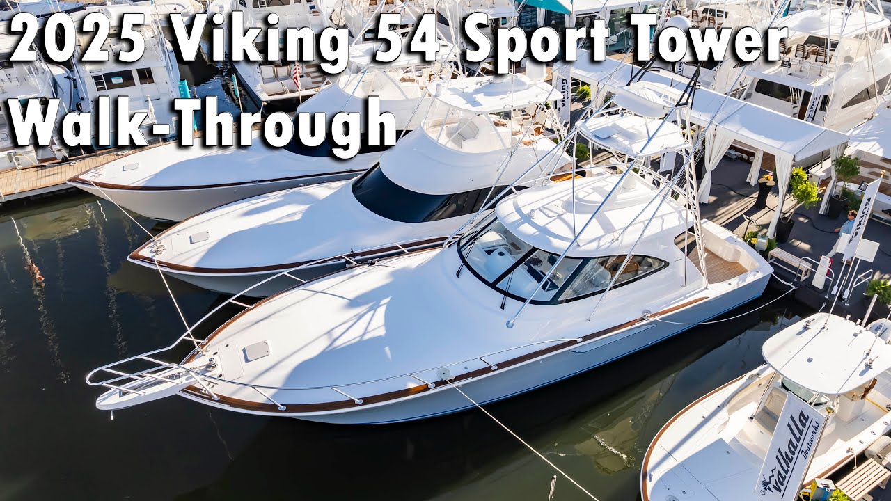 The 2025 Viking 54 Sport Tower- Full Tour – The Ultimate Offshore