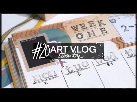 Journal With Me | Setting up my bullet journal for 2023 | Art Vlog 20
