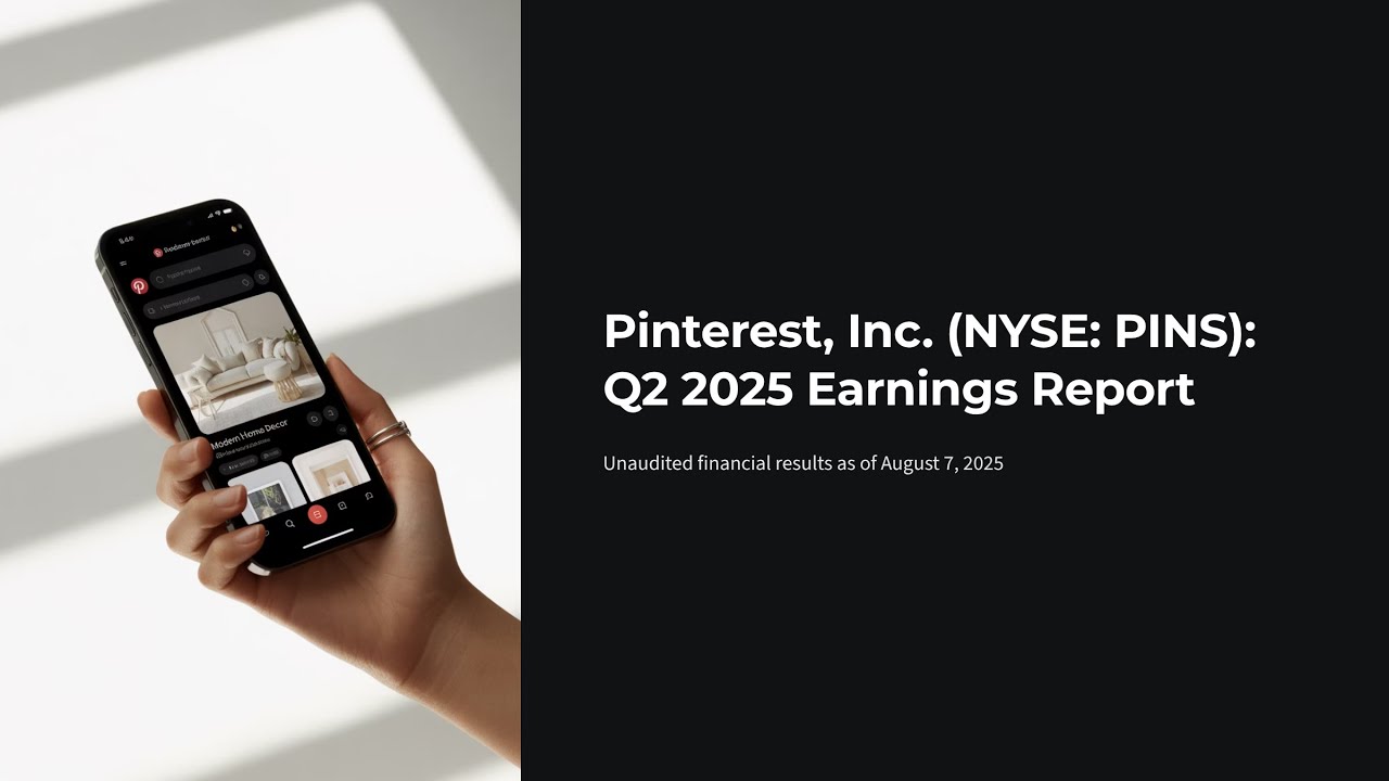 Pinterest Q2 2025 Earnings Call Summary: Strong Revenue Growth & Record Users, But EPS Miss