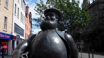Desperate Dan Statue City Centre Dundee Tayside Scotland