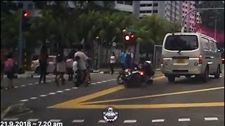 21Sep2018 Hit & Run By Getronic Company Van Sengang Way East & Pung Road