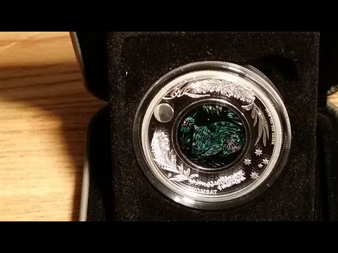 AUSTRALIAN OPAL SERIES - THE WOMBAT 2012 1OZ SILVER PROOF COIN