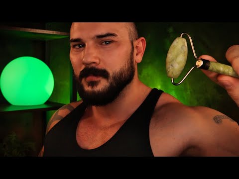 ASMR Face Treatment | Safe Male Personal Attention - Facial Massage - Face Brushing - Safe Whispers