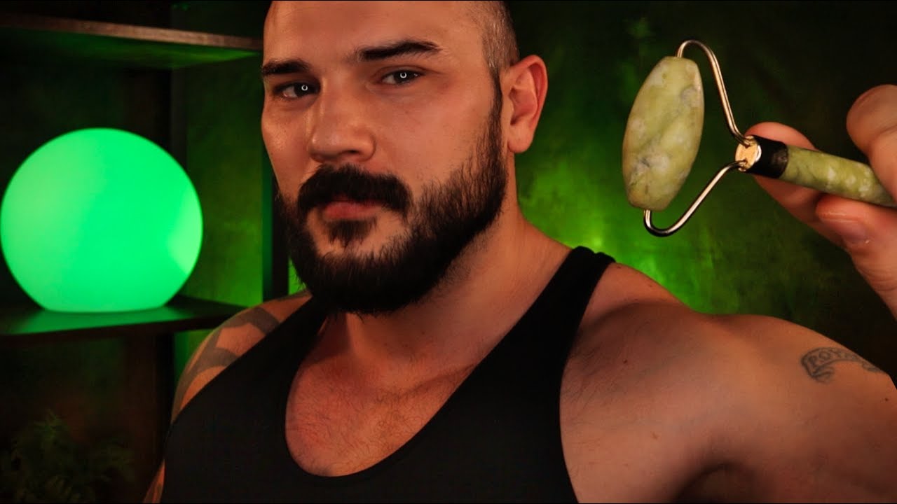 ASMR Face Treatment | Safe Male Personal Attention - Facial Massage - Face Brushing - Safe Whispers