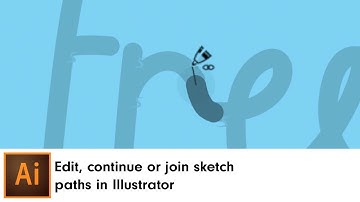 Edit, continue or join sketch paths in Illustrator | DynamicSketch