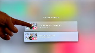 How to watch a full soccer game replay on the Apple TV MLS app. ￼ screenshot 4
