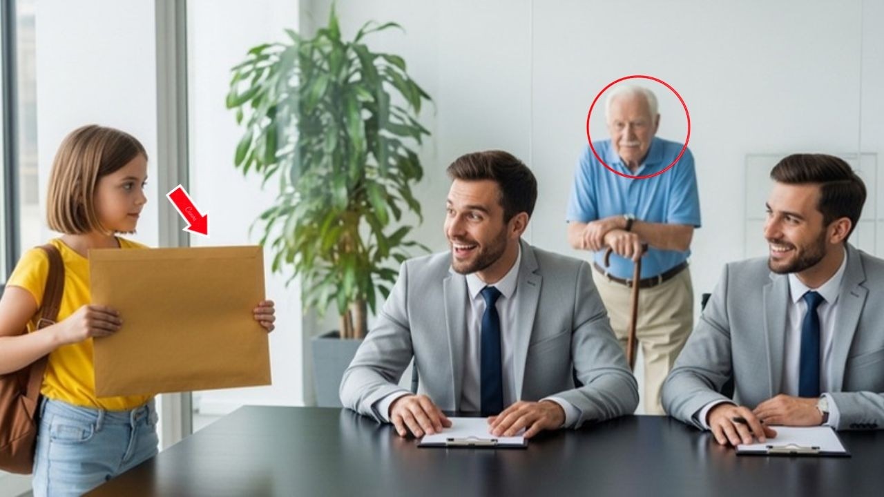 „Ich gebe nur diesen Umschlag zurück“, sagte sie—der Millionär lachte… bis der echte Besitzer kam.