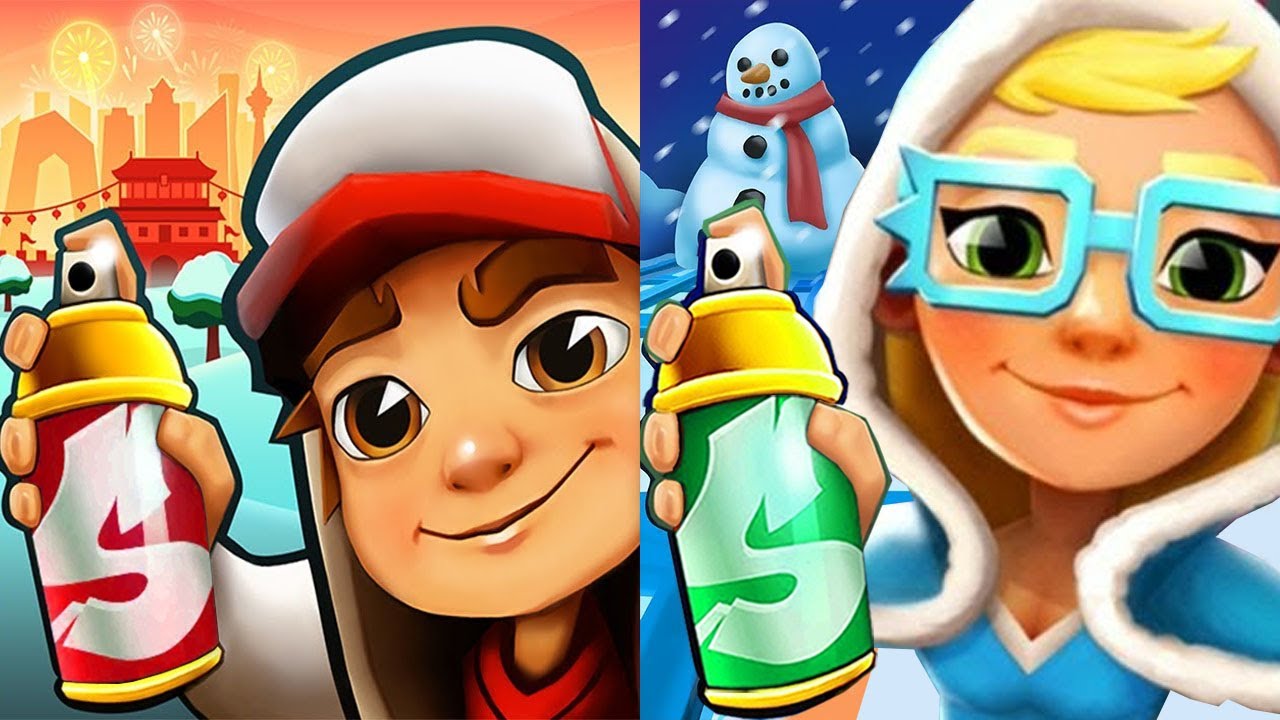 Subway Surfers X-mas Elf Jake vs Elf Tricky vs Elf Yutani Gameplay Android  ios 