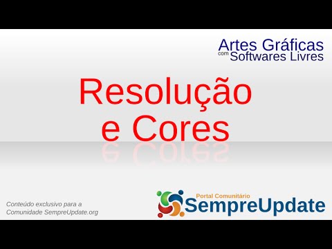 Curso online Artes Gráficas com Softwares Livres – Resolução e Cores