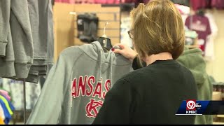 Fans load up on Chiefs gear to stay warm for Sunday's game