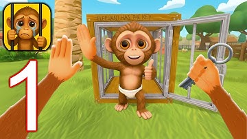 I Am Zoo Monkey - Gameplay Walkthrough Part 1 - Tutorial (iOS,Android Gameplay)