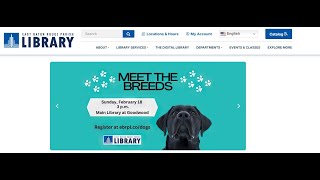 East Baton Rouge Parish Library New Website Tour