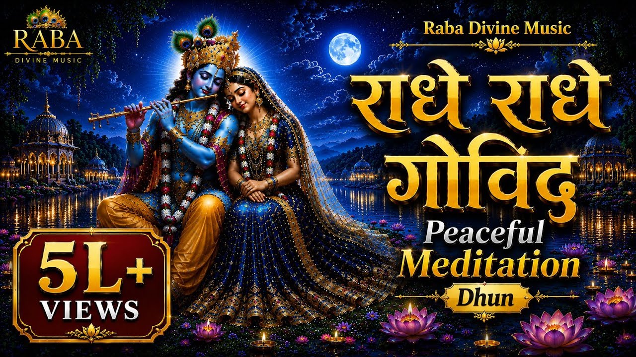 राधे राधे गोविंद गोविंद राधे धुन | Original Radha Krishna Bhakti Dhun | Raba Divine Music