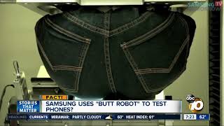 Butt robot sits on phones?