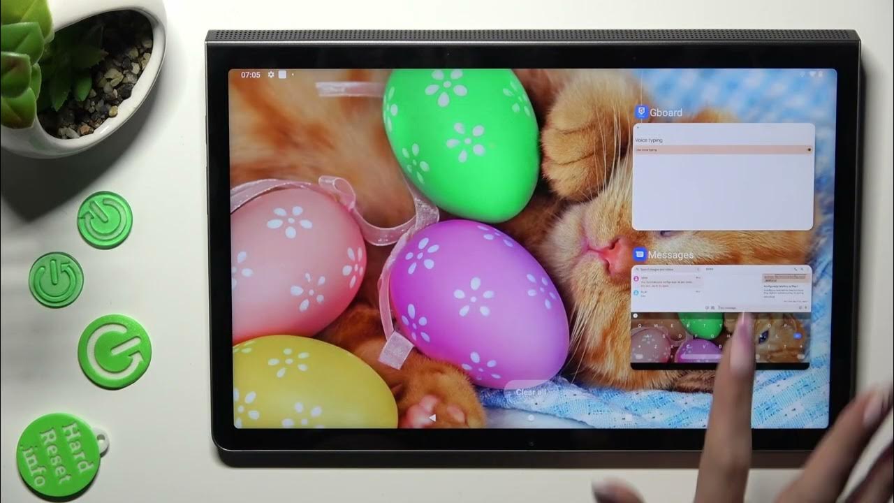 How to turn on and use voice typing on lenovo yoga tab 11 activate