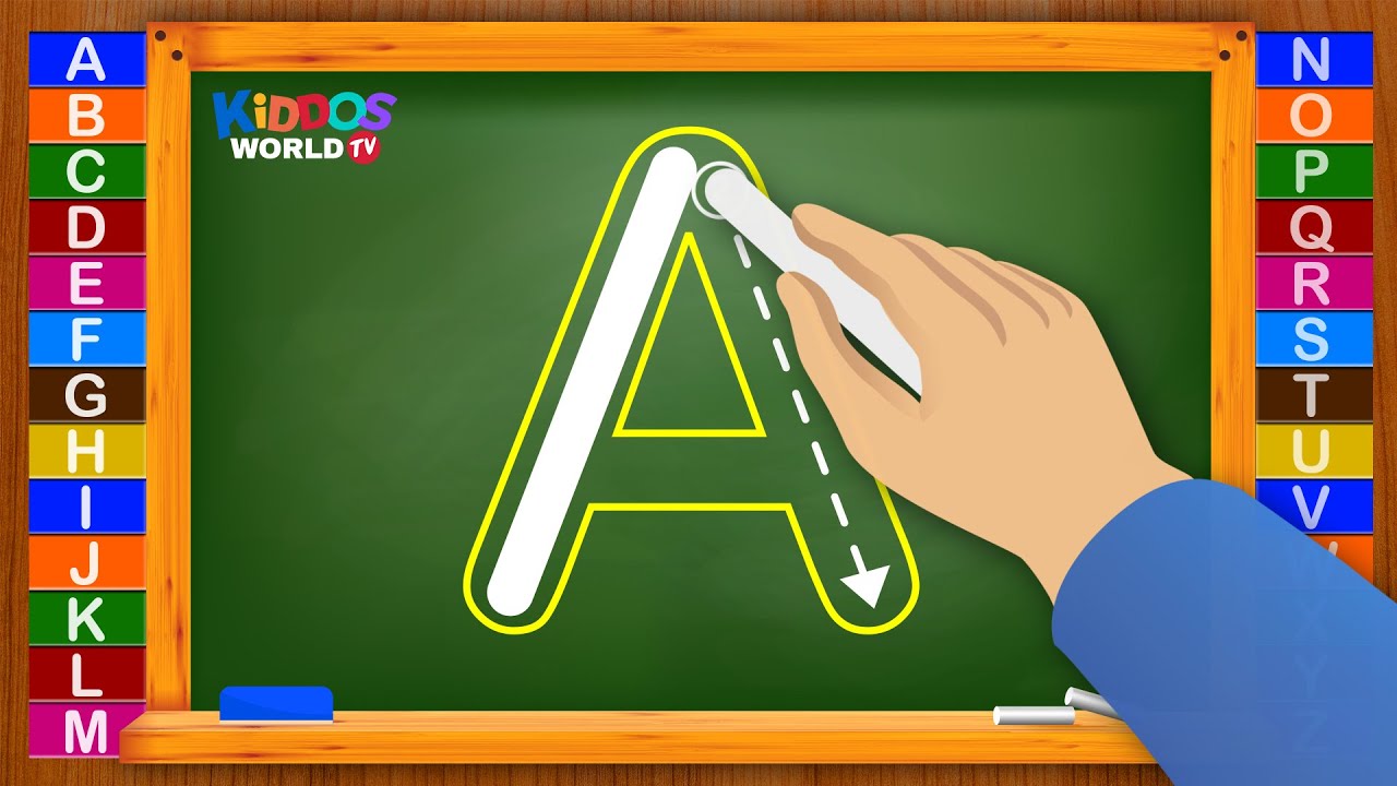 ⁣How to Write Letters for Children - Teaching Writing ABC for Preschool - Alphabet for Kids