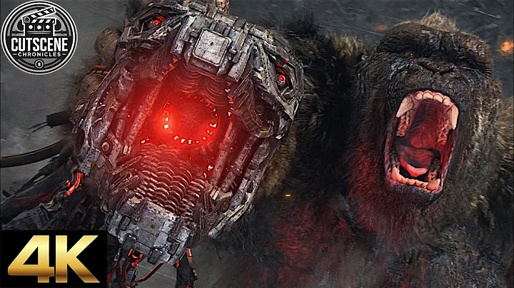 [4K UHD] Godzilla & Kong Unite to Defeat Mechagodzilla CUTSCENE | Godzilla VS. Kong (2021)