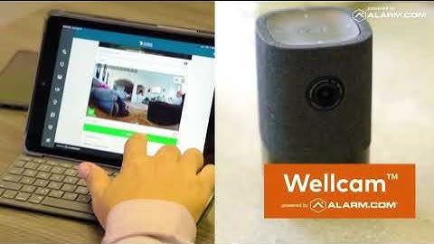 Alarm.com ADC-V622 180 degree Hd camera with enhanced zoom and two-way audio, keep your family safe