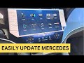 How To Easily Update Electric Mercedes EQE&#39;s Software or on Any New Mercedes Infotainment System