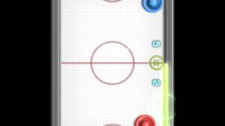 Playing Glow Hockey LITE screenshot 2