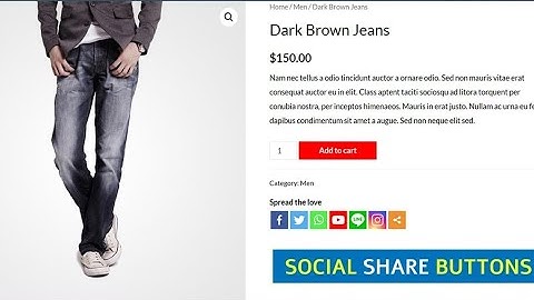 How to Add Social Media Sharing Buttons to WooCommerce Product Pages