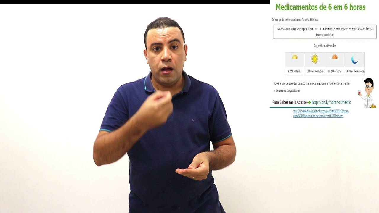 Médico consulta, receita remédio de 6 em 6 horas. - YouTube