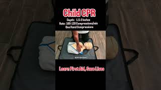 How to do CPR on a Child | Child CPR | First Aid Trainings | #cpr #firstaid