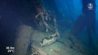 The freighter Momokawa Maru, at Truk Lagoon (2010)