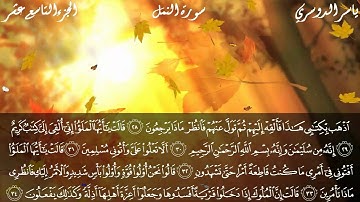 سورة النمل كاملة بصوت الشيخ ياسر الدوسري
