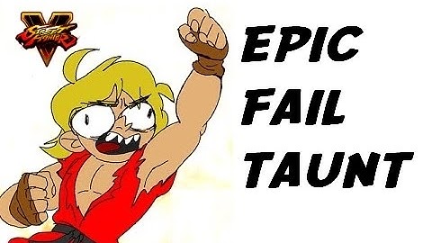 SFV S2 Epic Fail taunt from a wake up DP Ken.....