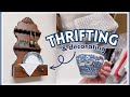 GOODWILL THRIFTING FOR VINTAGE! &amp; Styled Thrift Haul | THRIFT WITH ME |  Home Decor