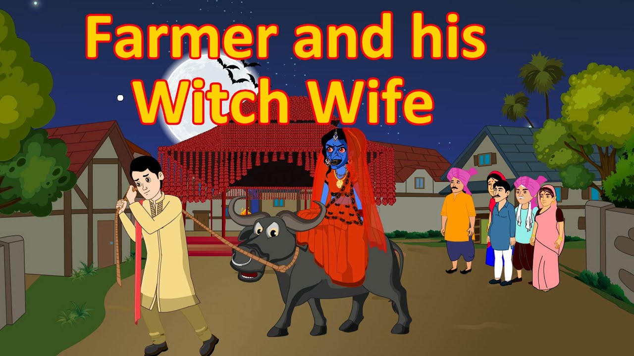 Farmer Gets The Witch Wife | English Cartoon | Horror Stories | Maha Cartoon TV English