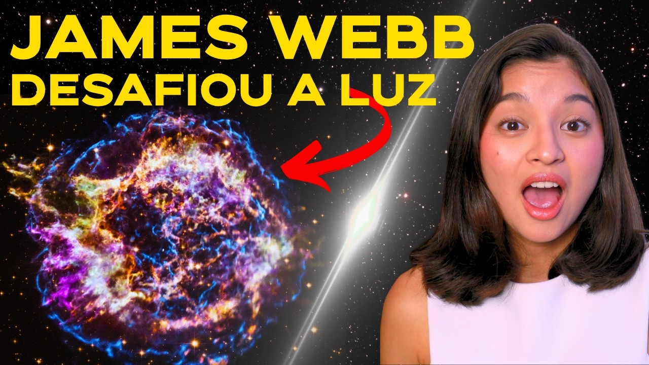 JAMES WEBB encontrou algo MAIS RÁPIDO QUE A LUZ?